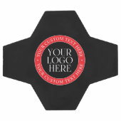 Votre logo ou autre image | Noir rouge et blanc (Plat)