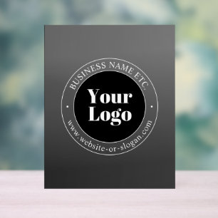 Votre logo ou design d'entreprise & texte modifiab