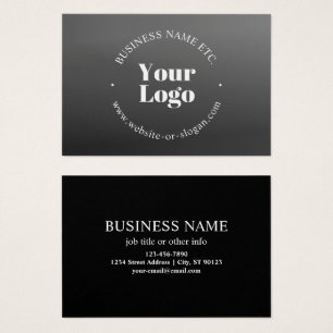 Votre logo ou design d'entreprise & texte modifiab
