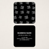 Votre logo ou image | Modèle de recherche aléatoir (Devant & derrière)