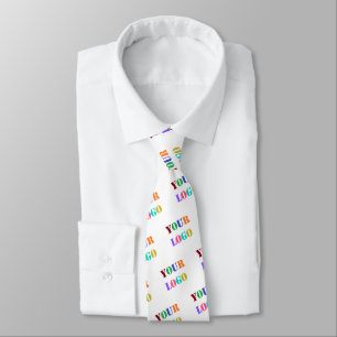 Votre logo Photo Couleurs Cravate Promotion d'entr