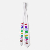 Votre logo Photo Entreprise Cravate promotionnel (Dos)