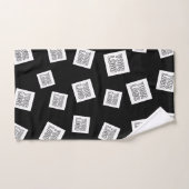 Votre logo, photo ou autre image | Placement aléat (Serviette à main)