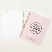 Votre logo | Pink Business Moderne Minimaliste (Devant avec enveloppe)