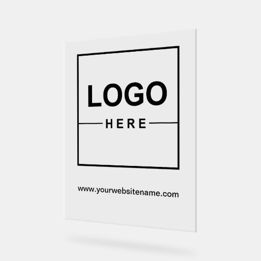 Votre logo professionnel acrylique (Angle)