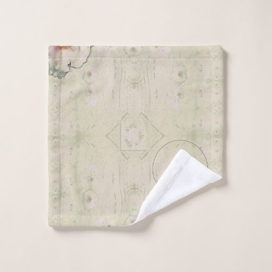 Votre logo Rustic Charm Tree Peony (Gant de toilette)