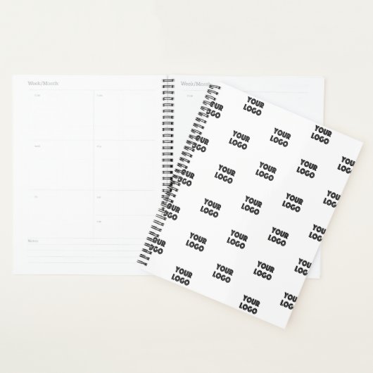 Votre logo simple logo répétitif | Blanc (Devant avec enveloppe)