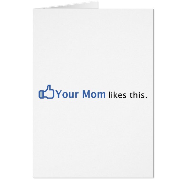 Votre maman aime ceci (Devant)