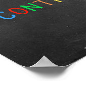 Votre maman Vous êtes Bienvenue Poster Motivationn (Coin)