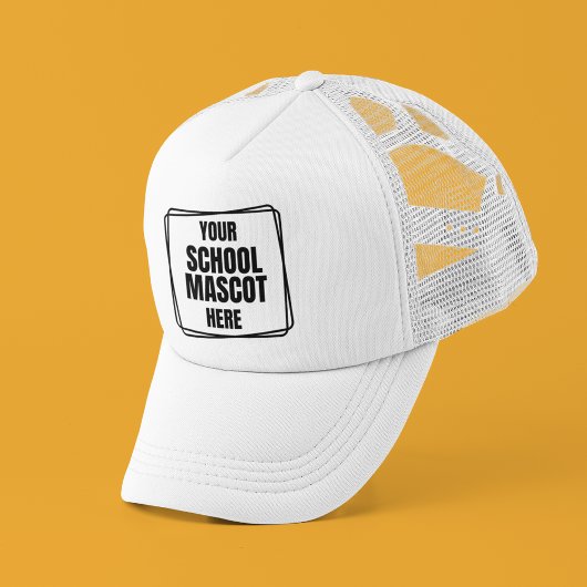 Votre Mascotte d'école ici | Casquette de baseball