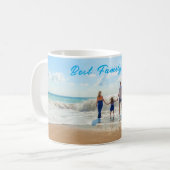 Votre meilleure famille jamais photo Mug café avec (Devant gauche)