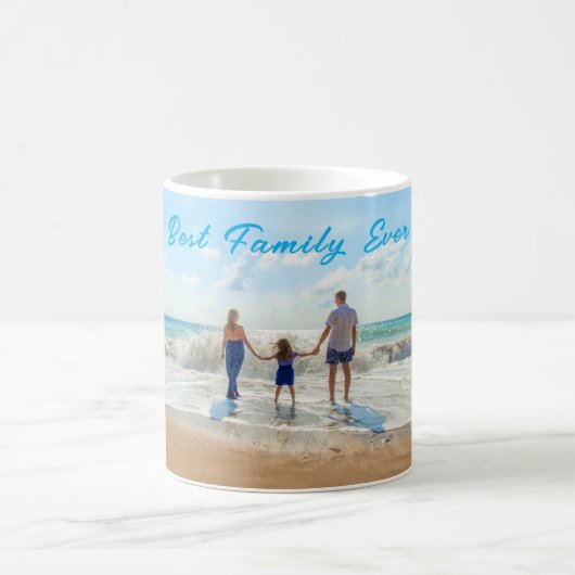 Votre meilleure famille jamais photo Mug café avec (Centre)