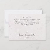 Votre Merci photo Paysage d'écriture (Dos)