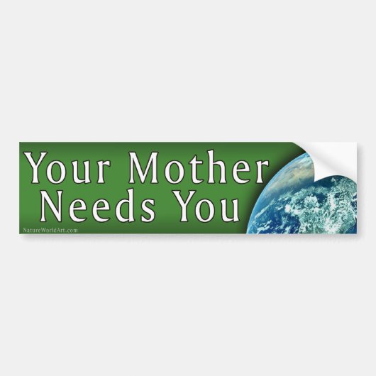 Votre Mère A Besoin D'Un Sticker De Bumper (Devant)