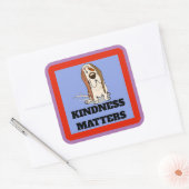 VOTRE MESSAGE, modifier du texte, Sticker Carré de (Enveloppe)