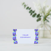 Votre modèle de carte de visite Design Violet Flow (Debout devant)