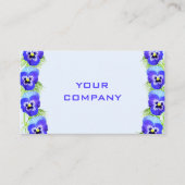 Votre modèle de carte de visite Design Violet Flow (Devant)