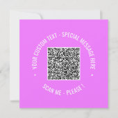 Votre modèle de carte de vœux avec code QR Choisis (Devant)