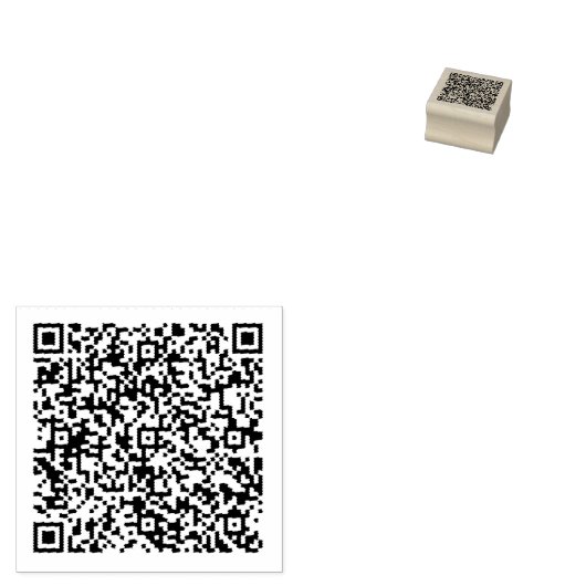 Votre Modèle de tampon de code QR personnalisé de (Tamponné)