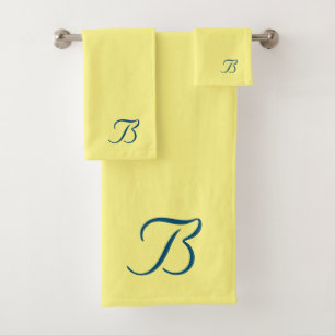 Votre Monogramme B Jaune