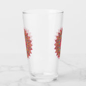 Votre Monogramme dans le verre à pinte Boho Frame (Gauche)