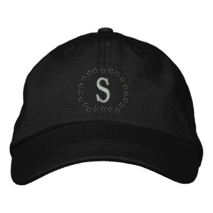Votre Monogramme Lettre simple Casquette Étoiles B