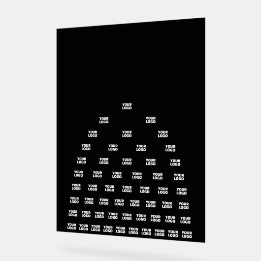 Votre Motif d'arche unique Logo | Noir (modifiable (Angle)