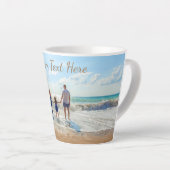 Votre Mug en latte personnalisée avec du texte per (Angle droit)