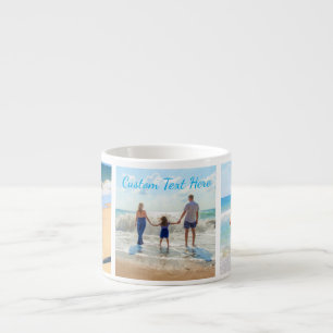 Votre mug expresso avec collage de photos et texte