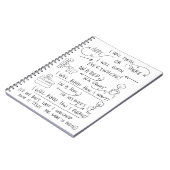 Votre naissance votre carnet de notes à spirale de (Côté gauche)