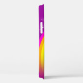 "Votre nom" (7 lettre) arc-en-ciel violet coque ip (Verso / Droite)