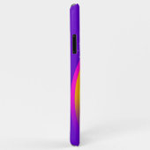 Votre nom 8 lettre arc-en-ciel violet coque iphone (Dos/Droite)