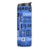 Votre NOM Bouteille d'eau personnalisable Vaissell (Tourné sur la gauche)