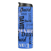 Votre NOM Bouteille d'eau personnalisable Vaissell (Tourné sur la droite)