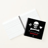 Votre nom Capitaine Pirate Journal quotidien (Intérieur)
