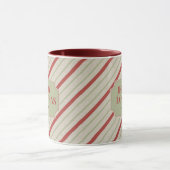 Votre nom Cardinal et Noël tripes Mug (Centre)