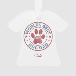 Votre nom Chien Papa Akita Douille moche