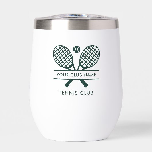 Votre nom Club Tennis Sports Team Swag Green (Avant)