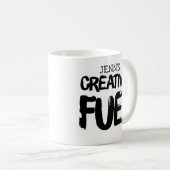 Votre nom Creative Fuel Coffee Mug (Devant droit)