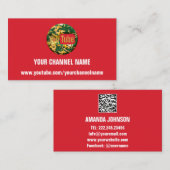 VOTRE NOM DE CANAL VOTRE CARTE SUSCRIBE (Devant / Derrière)