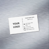 Votre nom de logo Info Carte de visite Magnet Modè (In Situ)