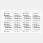 Votre nom d'entreprise Courriel Info Étiquettes pe (Feuille)