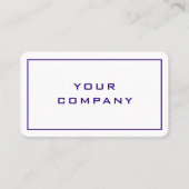 Votre nom d'entreprise Info Carte de visite profes (Devant)