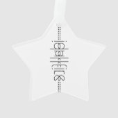 Votre nom en tant que glyphes Aliens Unique Blanc (dos)