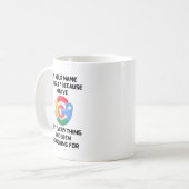 "Votre Nom Est-Il Google ? Drôle Mug pour une spéc (Devant gauche)