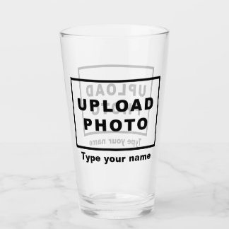 Votre nom et photo sur la coupe de verre