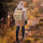 Votre nom et photo sur le sac à dos Brown léger