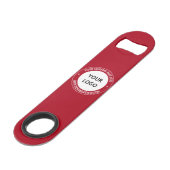 Votre Nom Logo Site Golors Bouteille Opener Cadeau (Dos Angle)