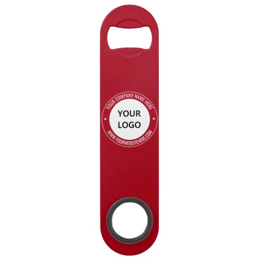 Votre Nom Logo Site Golors Bouteille Opener Cadeau (Devant)