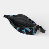 Votre nom motif monogramme bleu rouge noir couleur (Ouvrir)